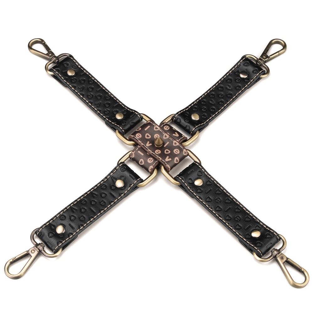 BDSM набор Rebellion Reign Hogtie Set (черный)