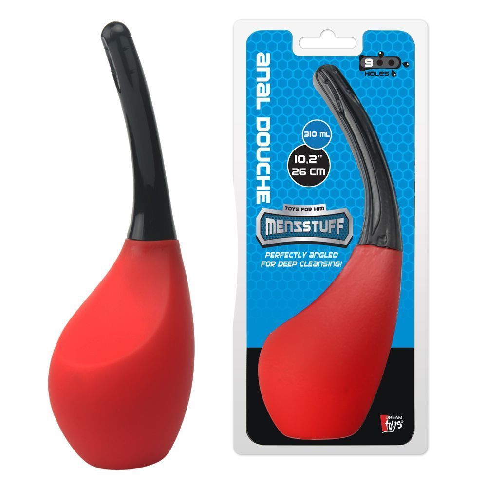 Анальный душ MenzStuff Anal Douche, 310 мл (красный)