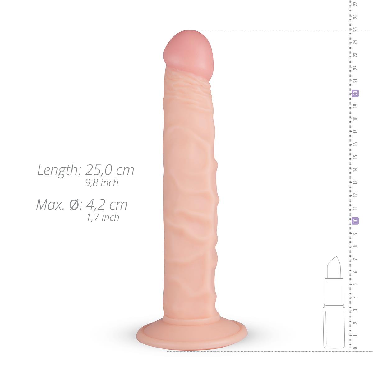Фаллоимитатор Real Fantasy Scott Realistic Dildo, 25 см (телесный)