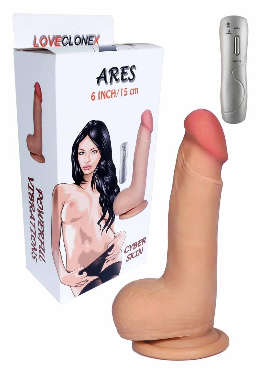 Вибратор B - Series Real Ares 6", 18 см (телесный)