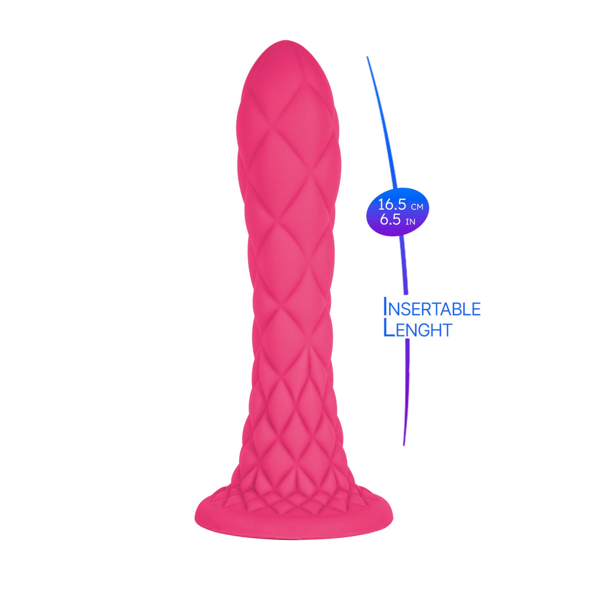 Фаллоимитатор Silexd Fantasy Line Dreamy 7”, 18.5 см (розовый)