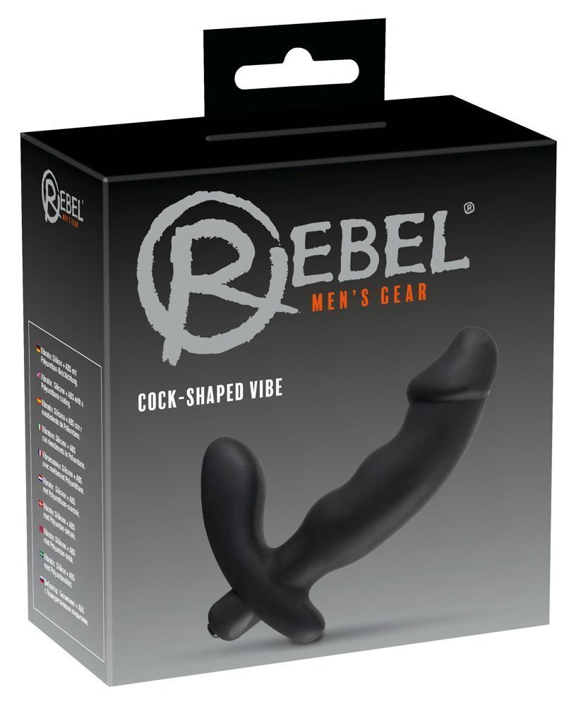 Масажер простати Orion Rebel Cock-Shaped Vibe, 15 см (чорний)