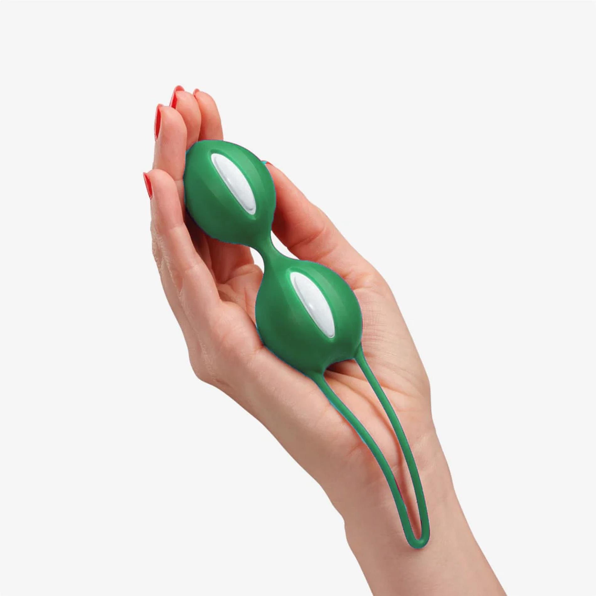 Вагинальные шарики Fun Factory Smartballs Duo, 17.5 см (мятный)