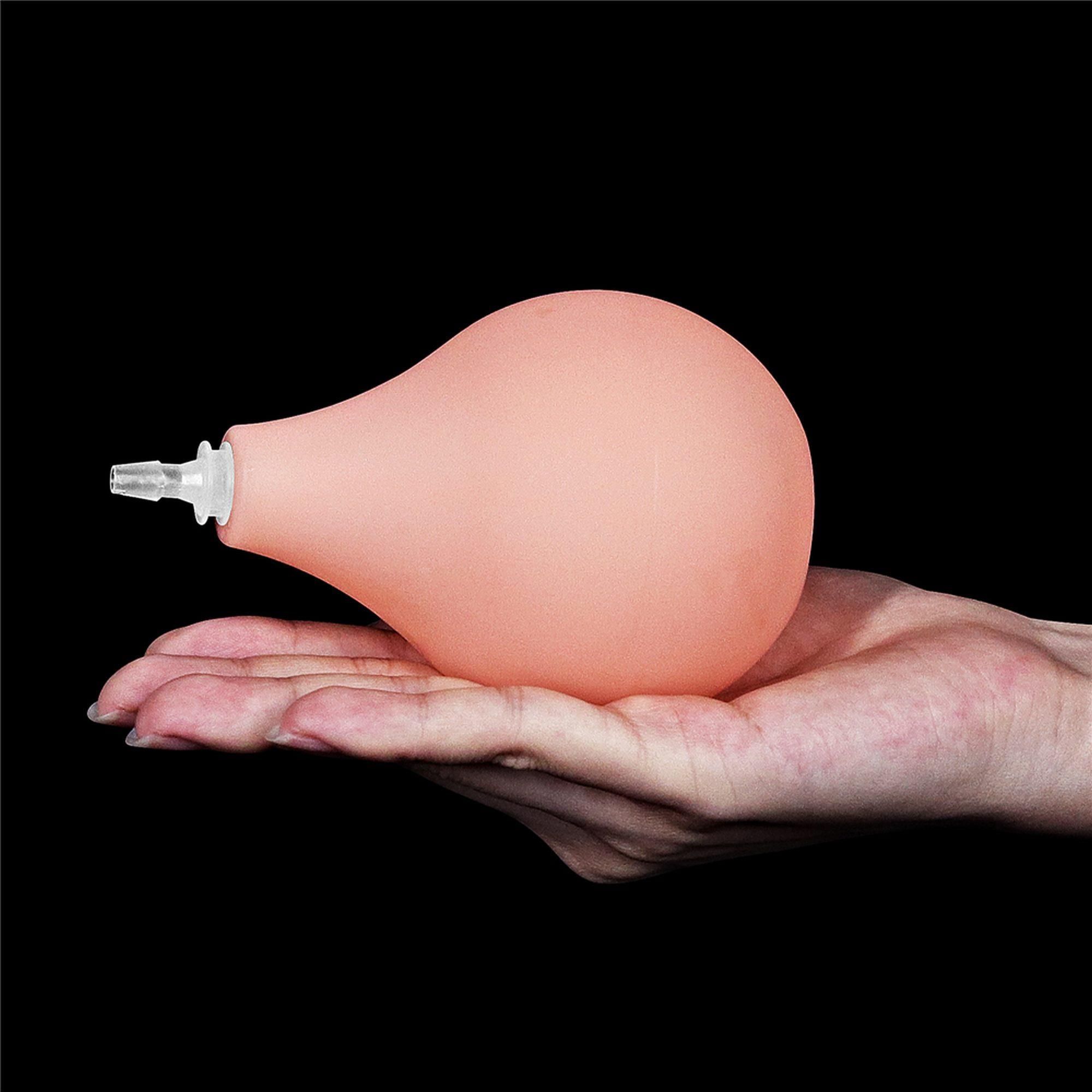 Большой кончающий фаллоимитатор LoveToy Squirt Extreme, 25,4 см (телесный)