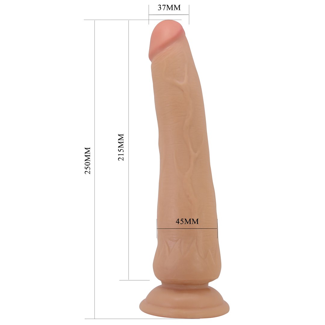 Фаллоимитатор Pretty Love Tiemeyer 9.8", 25 см (бежевый)