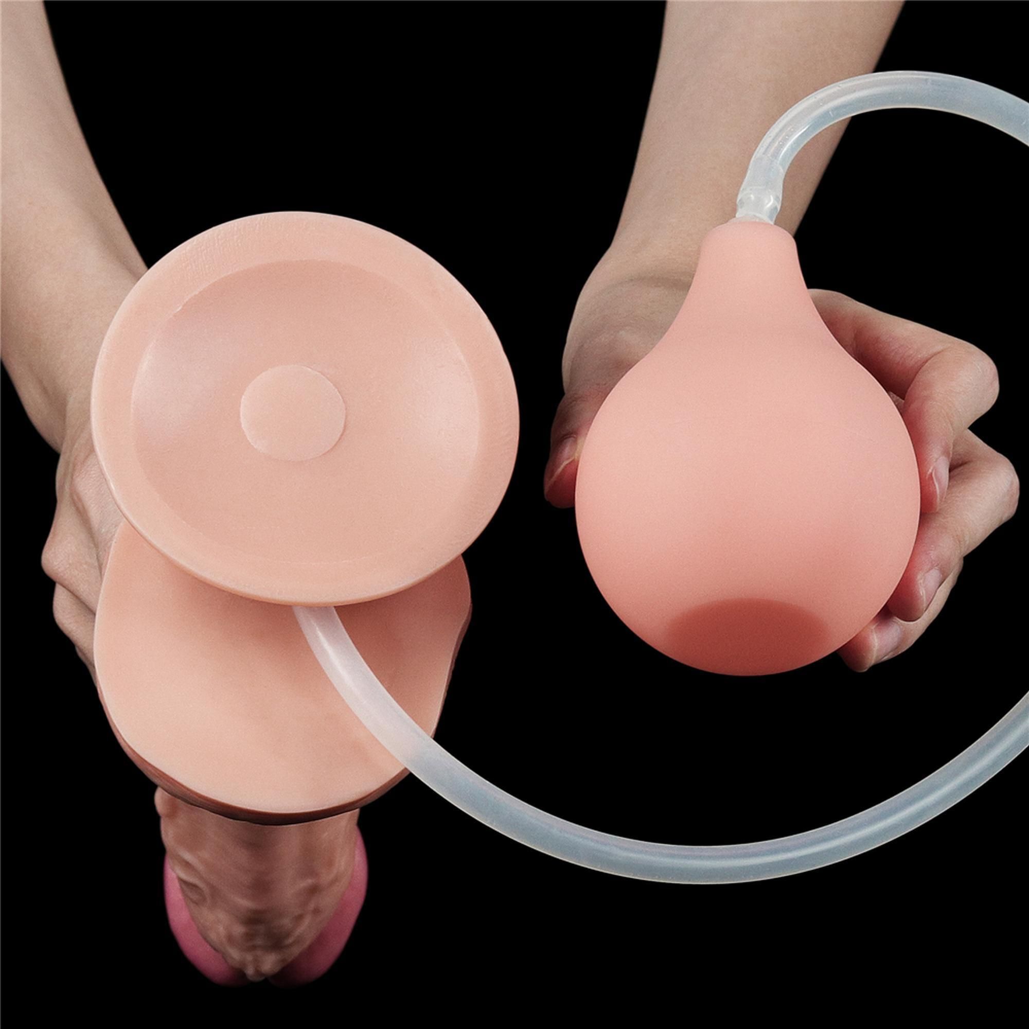 Dildo LoveToy Squirt Extreme 11", 28 cm (cielisty)