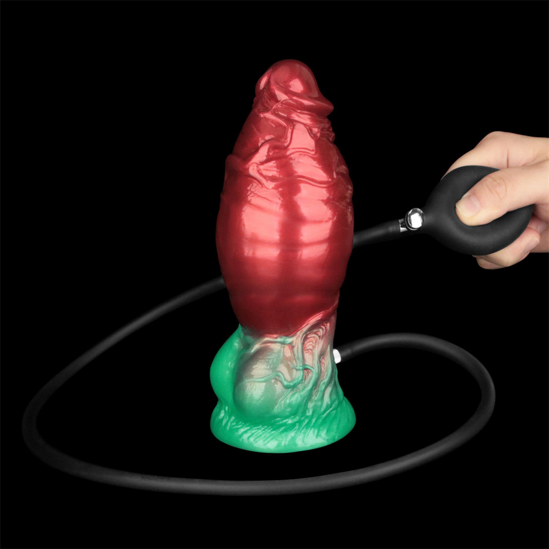 Фаллоимитатор Lovetoy Dual Density 7.5’’, 19 см (красный)
