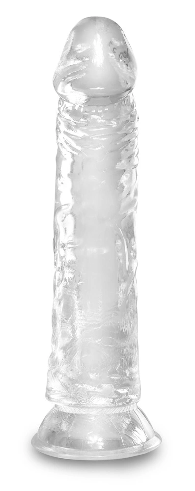 Dildo Pipedream King Cock 8 Inch, 21,6 cm (przezroczysty)