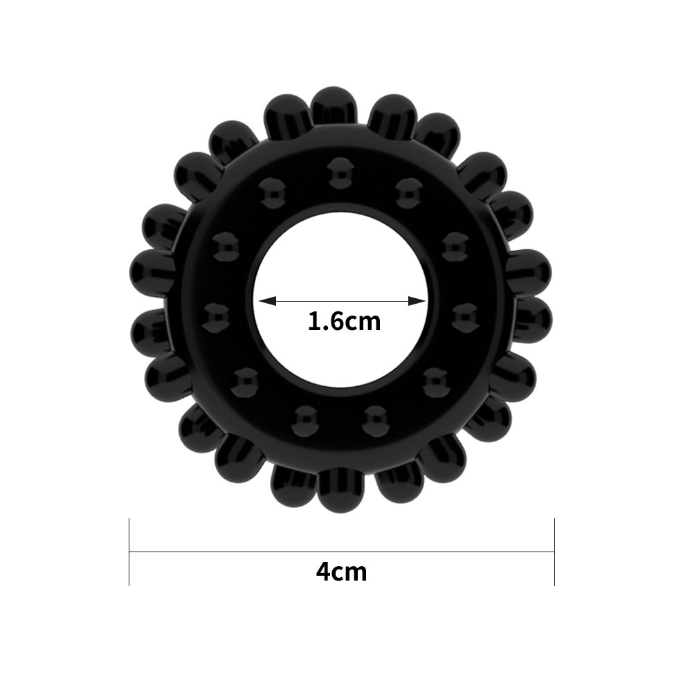 Эрекционное кольцо Lovetoy Power Plus Cock Ring (черный)
