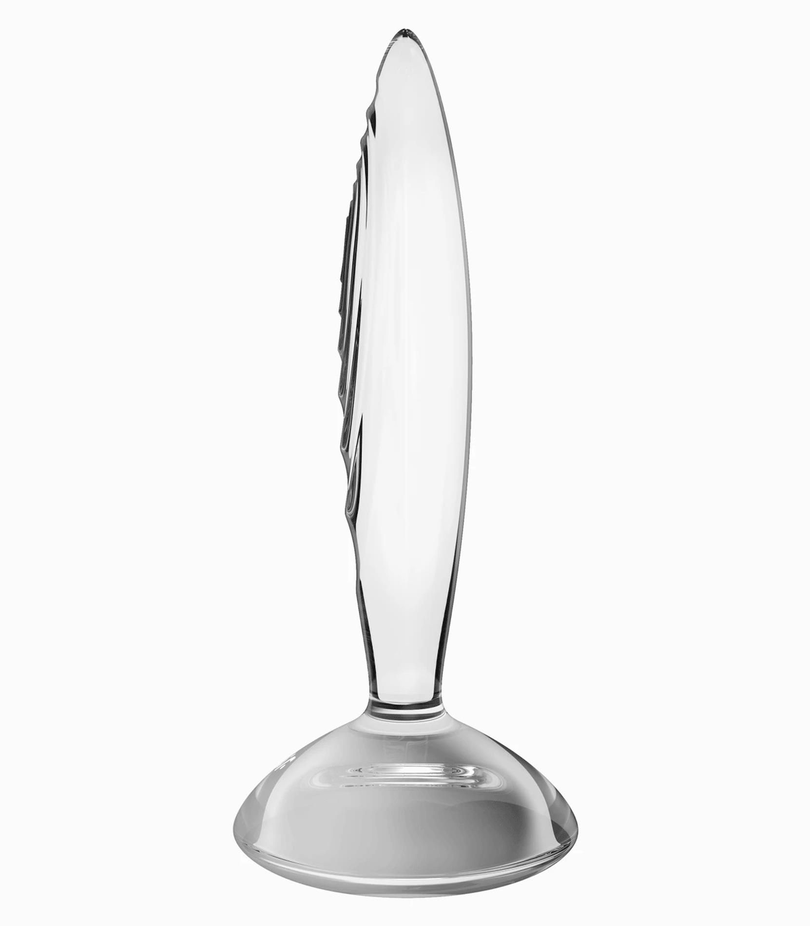 Анальна пробка Satisfyer Sparkling Crystal, 19 см (прозора)
