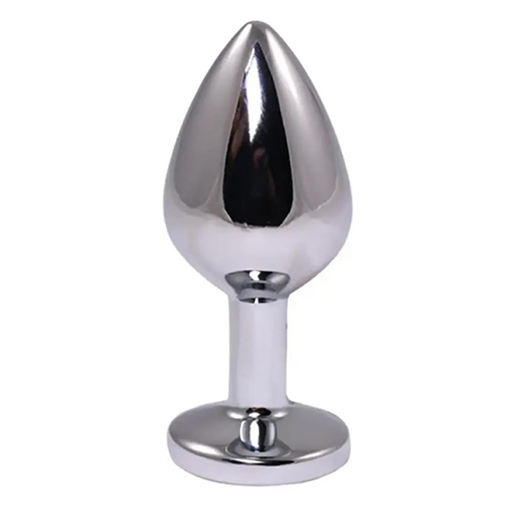 Korek analny Fantasy Silver Butt Plug Diamond L, 9 cm (różowy)