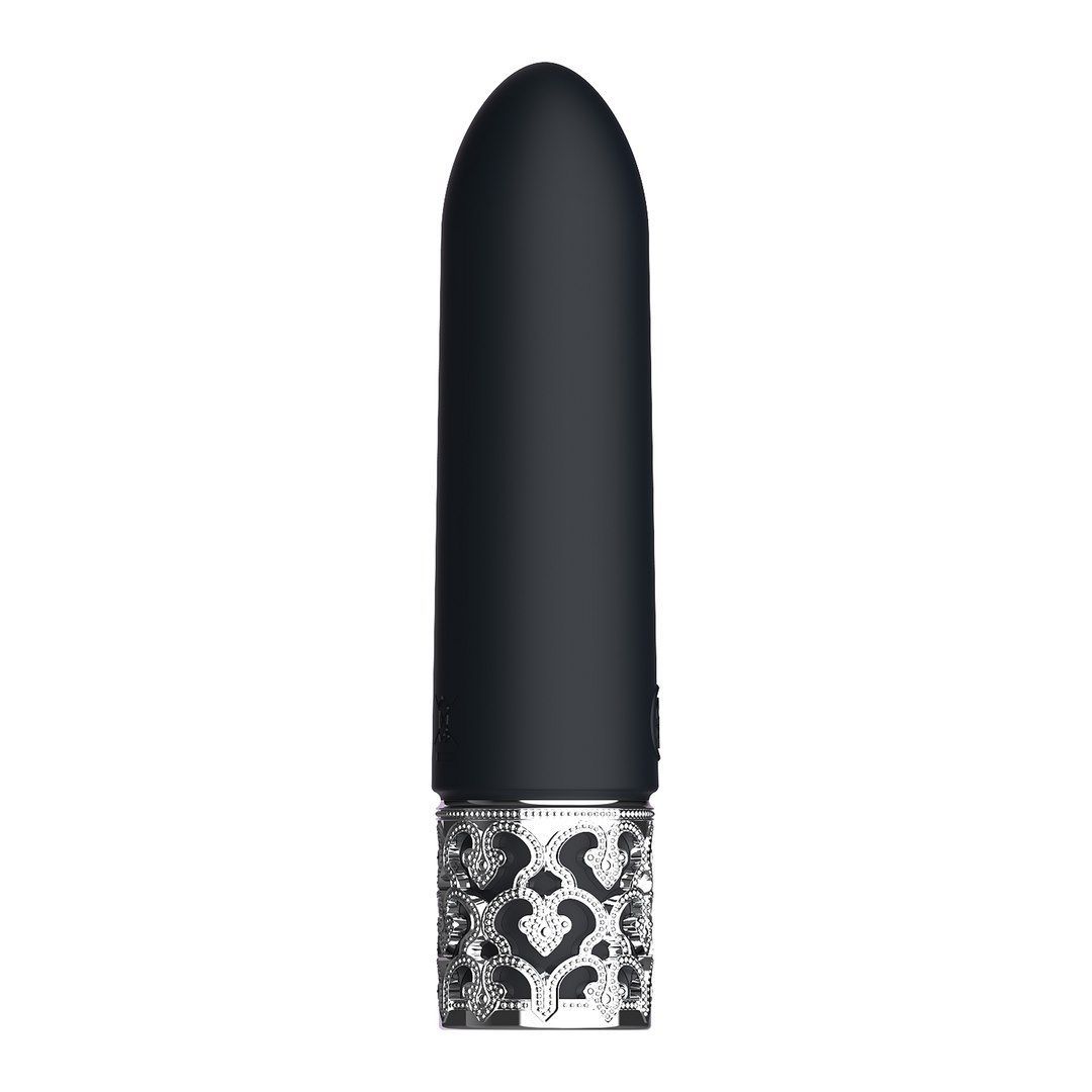 Мини-вибратор Royal Gems Imperial, 10 см (черный)