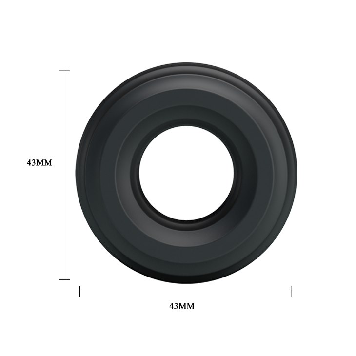 Эрекционное кольцо Baile Cock Ring, 4.3 см (черный)