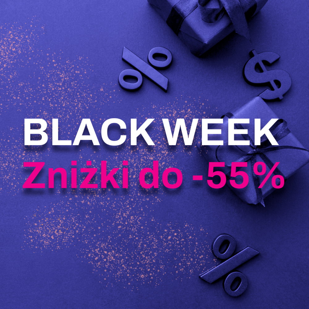 Black Week! Zniżki do -55%