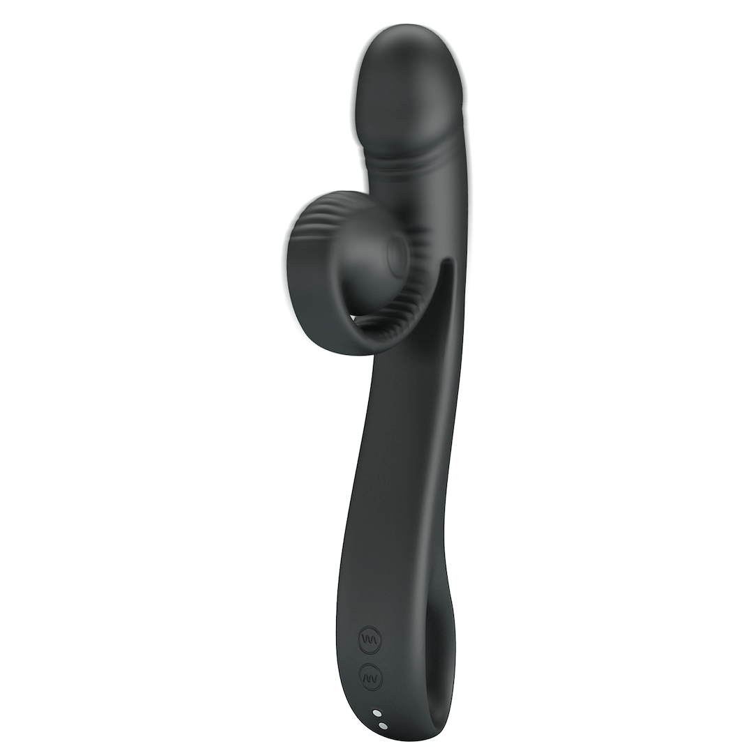 Wibrator Pretty Love Romance Beau Snail, 23 cm (czarny)