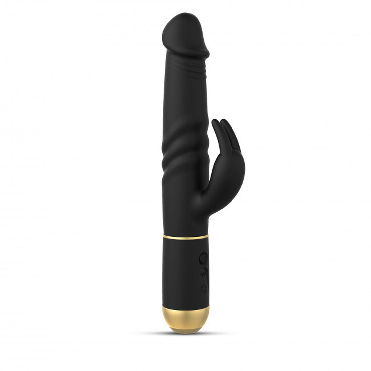 Вібратор-кролик Dorcel Furious 2.0, 27 см (чорний)