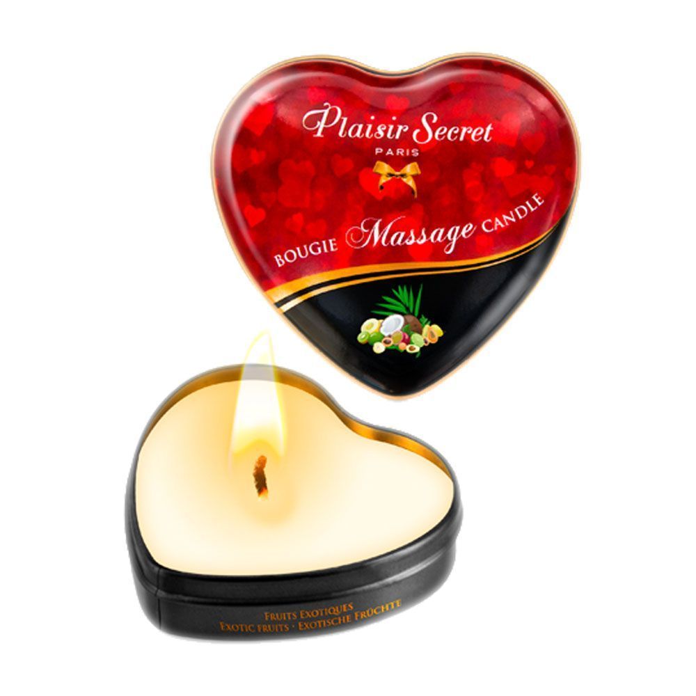 Świeca do masażu Plaisir Secret owoce egzotyczne, 35 ml