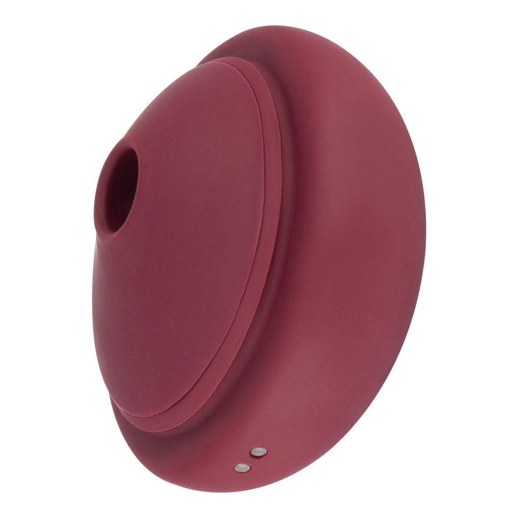 Вакуумный стимулятор клитора с вибрацией Lola Games (бордовый)