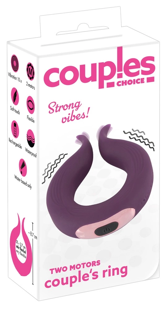 Эрекционное кольцо Couples Choice, 8.7 см (фиолетовый)