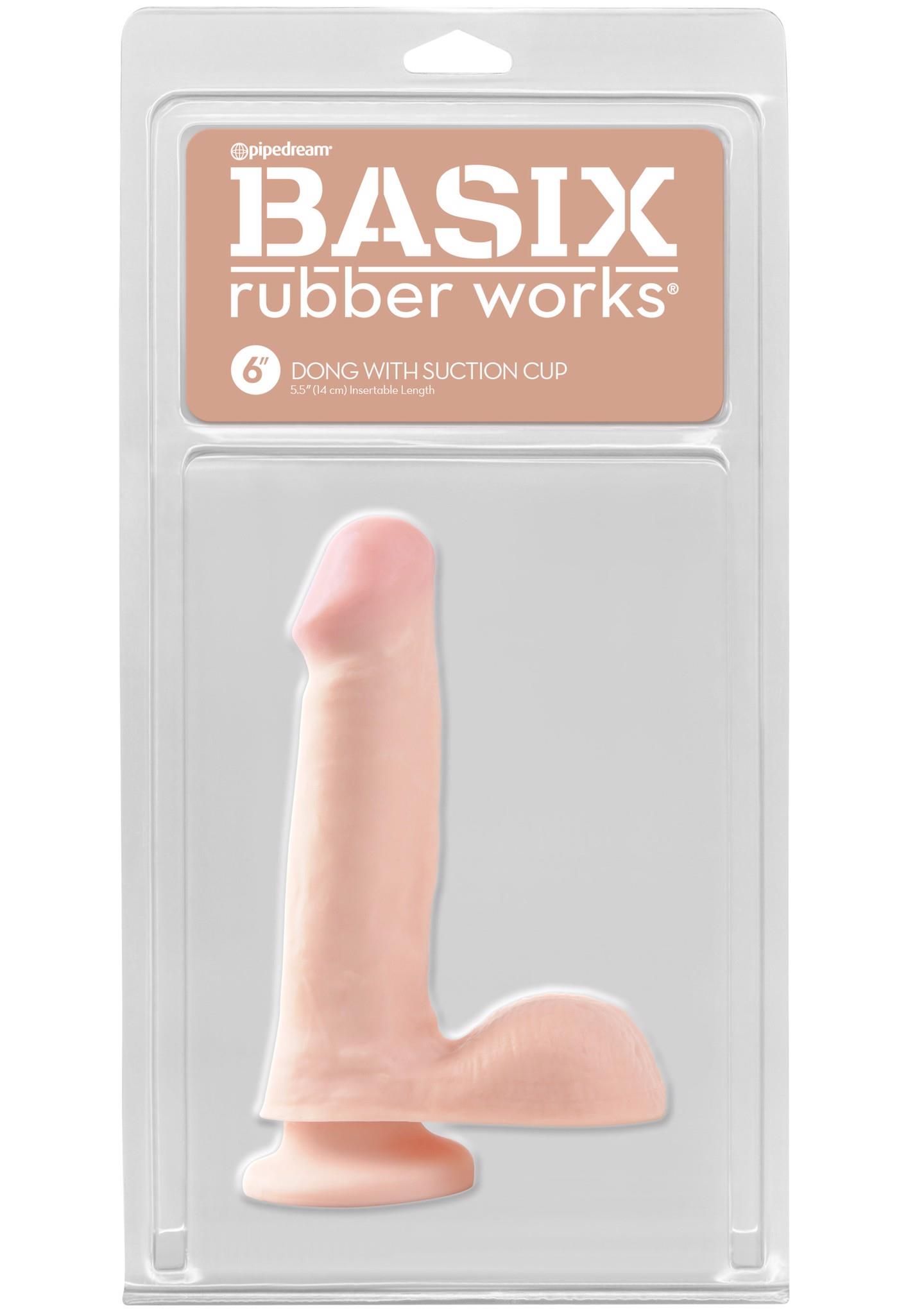 Фаллоимитатор Basix Rubber Works 6", 15 см
