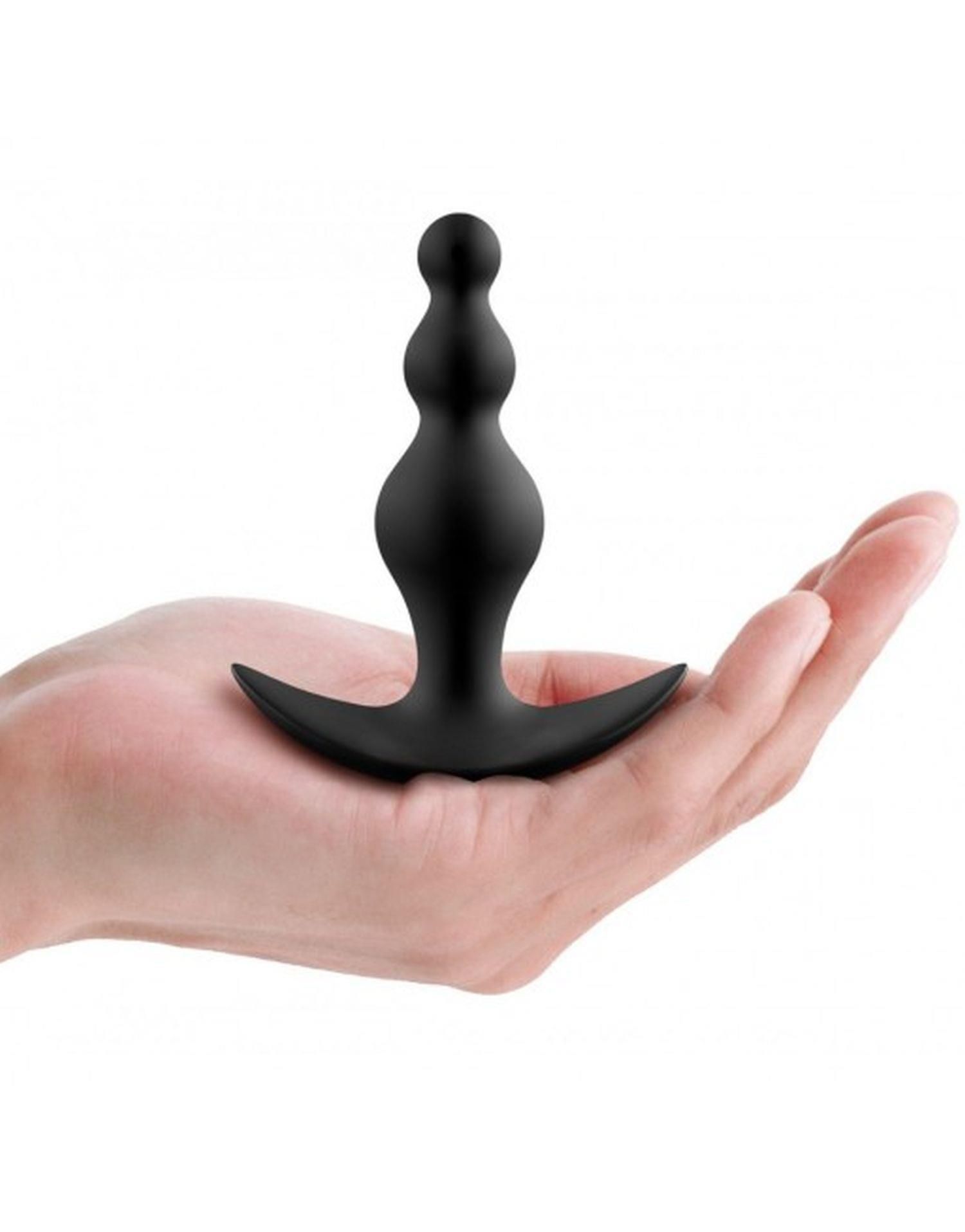 Korek analny Dorcel Training Beads S, 10 cm (czarny)