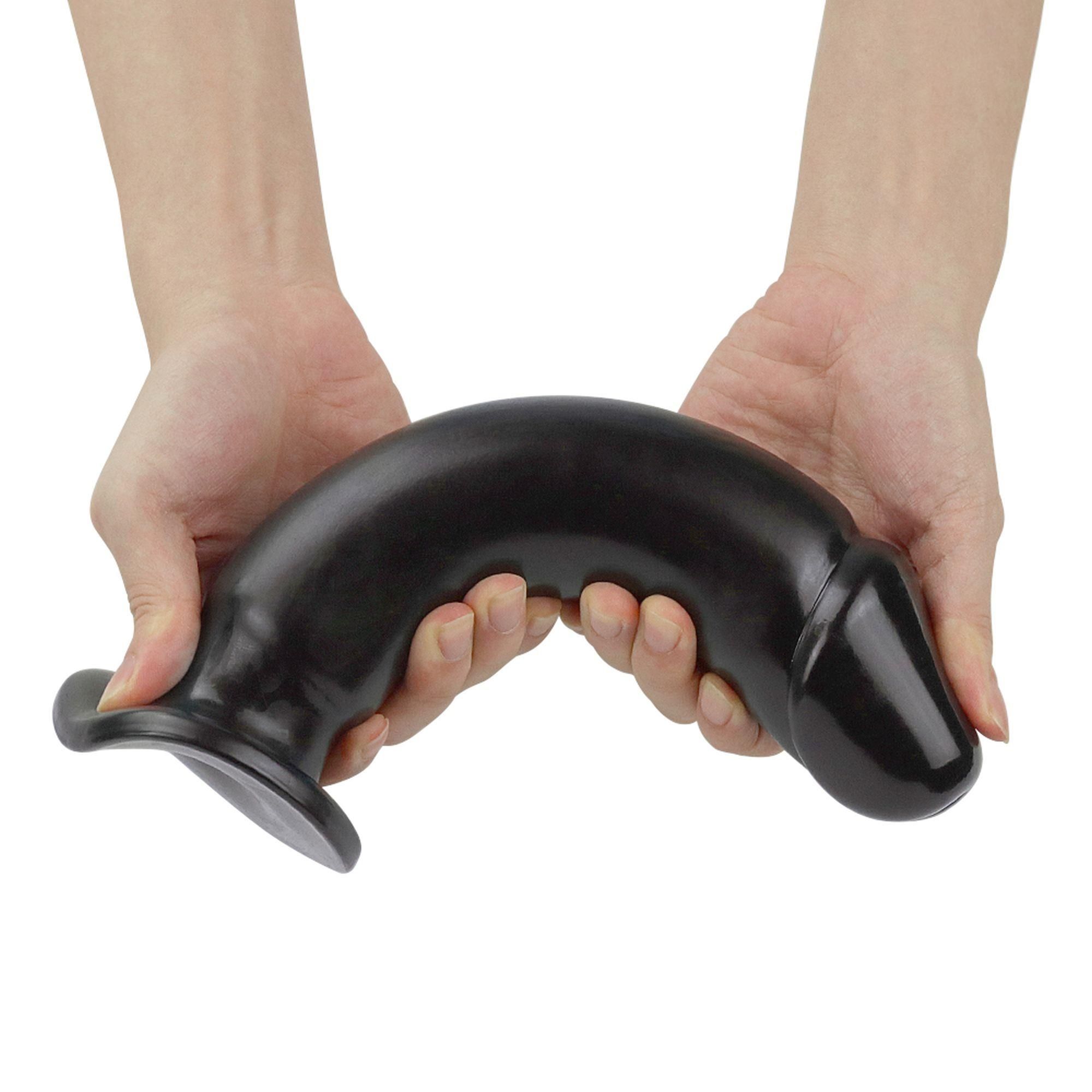 Велика анальна пробка LoveToy King-Sized, 23.5х5 см (чорний)
