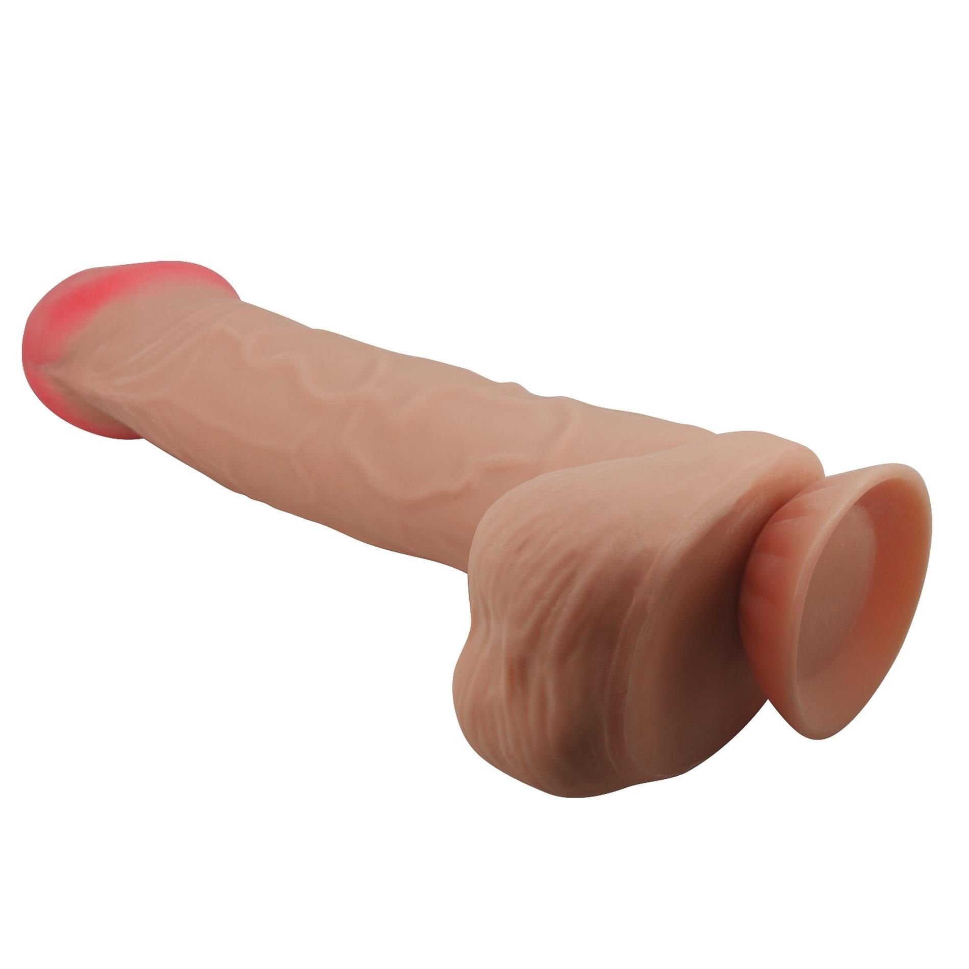 Фаллоимитатор Baile Sliding Skin Bendable 10.2'', 26 см (телесный)
