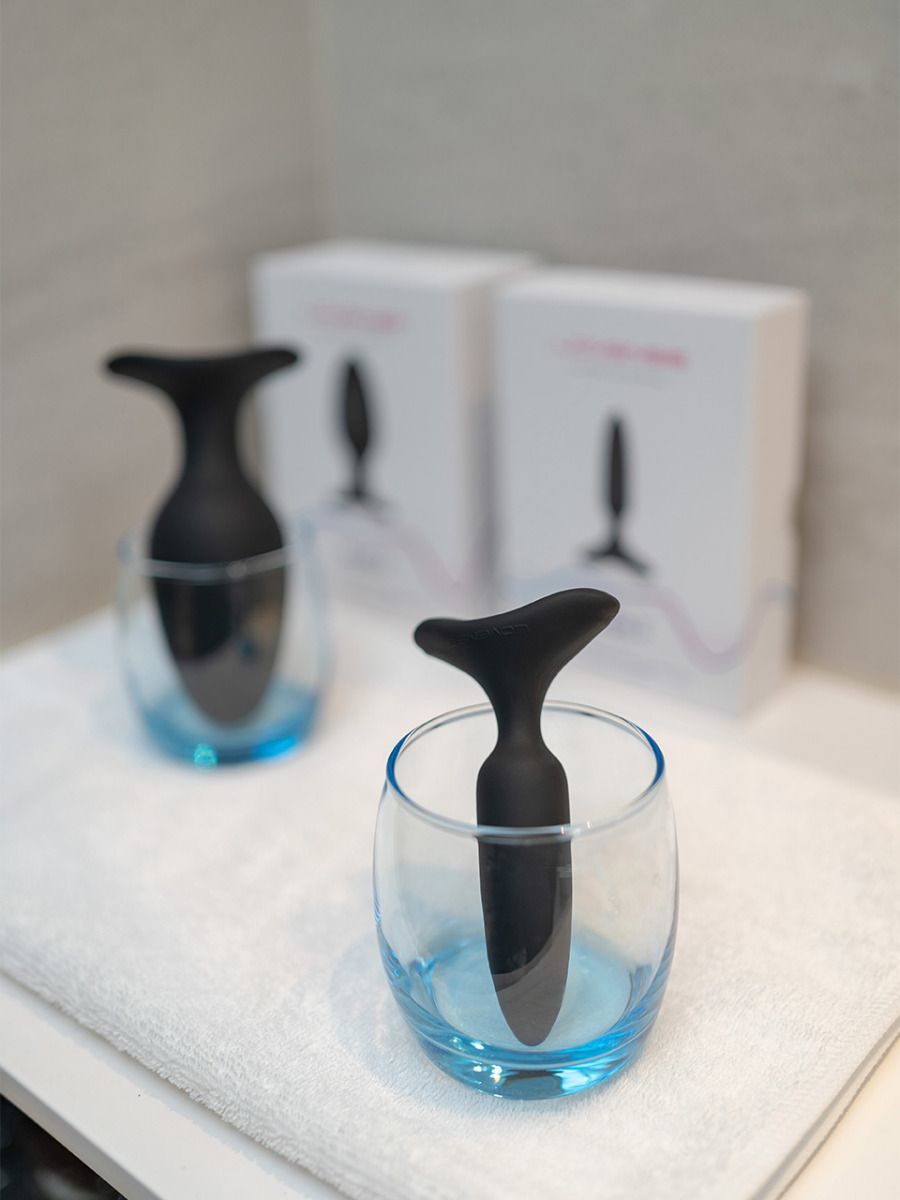 Korek analny Lovense Hush 2 XS, 12 cm (czarny)