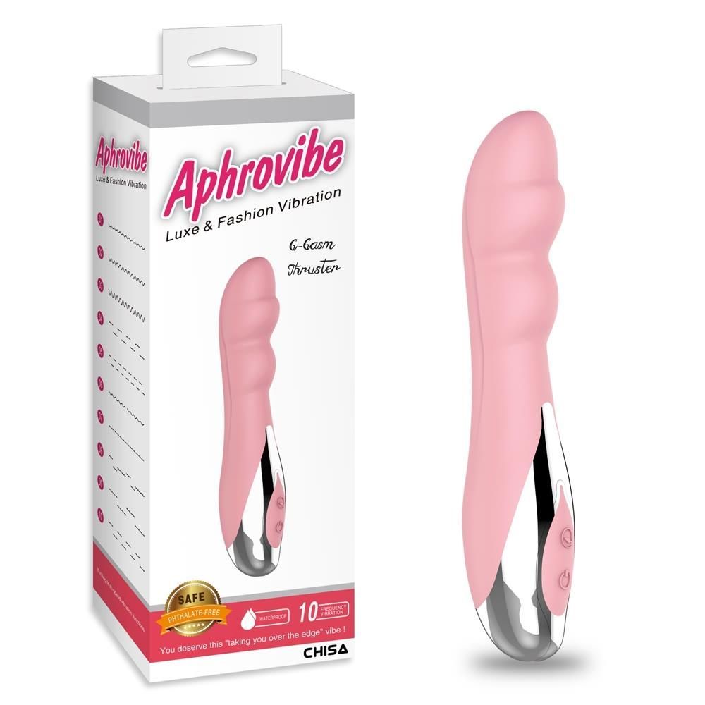 Вибратор Aphrovibe G-Gasm Thruster, 17 см (розовый)