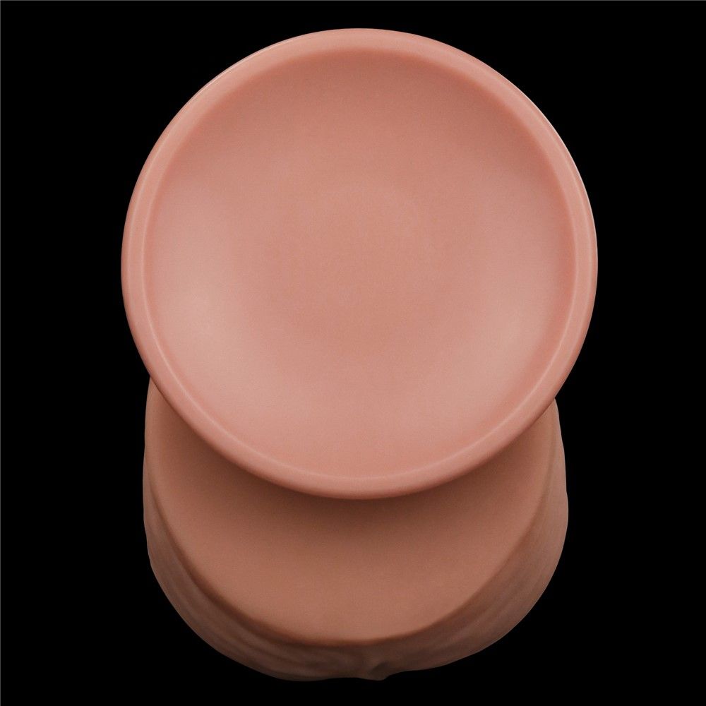 Фалоімітатор LoveToy Sliding-Skin Dual Layer Dong King Sized, 31 см (тілесний)