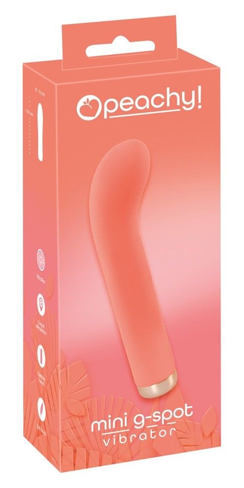 Вибратор Peachy Mini G-Spot, 16,5 см (оранжевый)