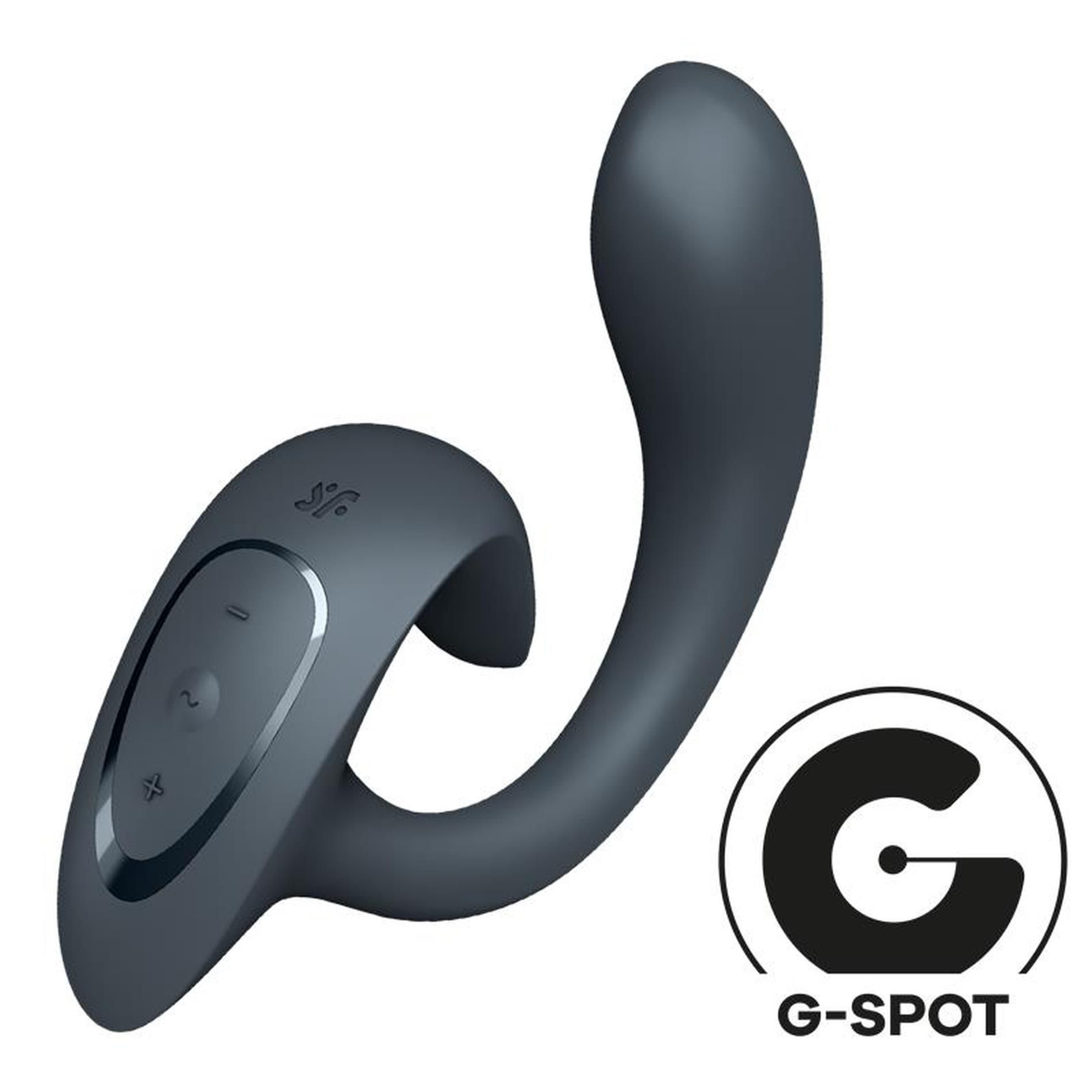 Вибратор Satisfyer G for Goddess 1, 18.5 см (серый)