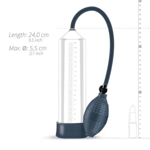 Помпа для пениса Boners Penis Pump No.1, 24 см (прозрачный)