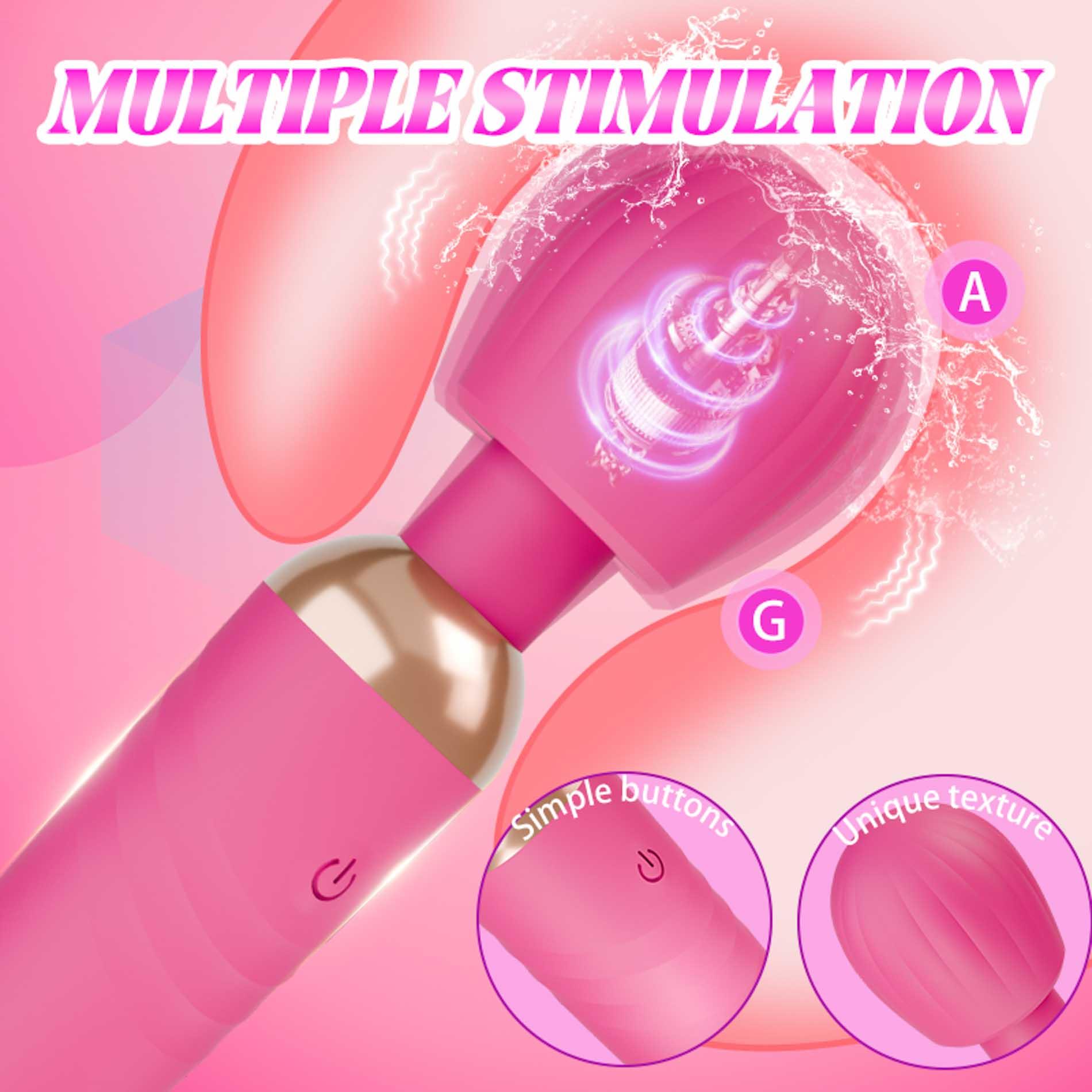 Вибратор B - Series Cute Little Fairy Wand, 14 см (розовый)