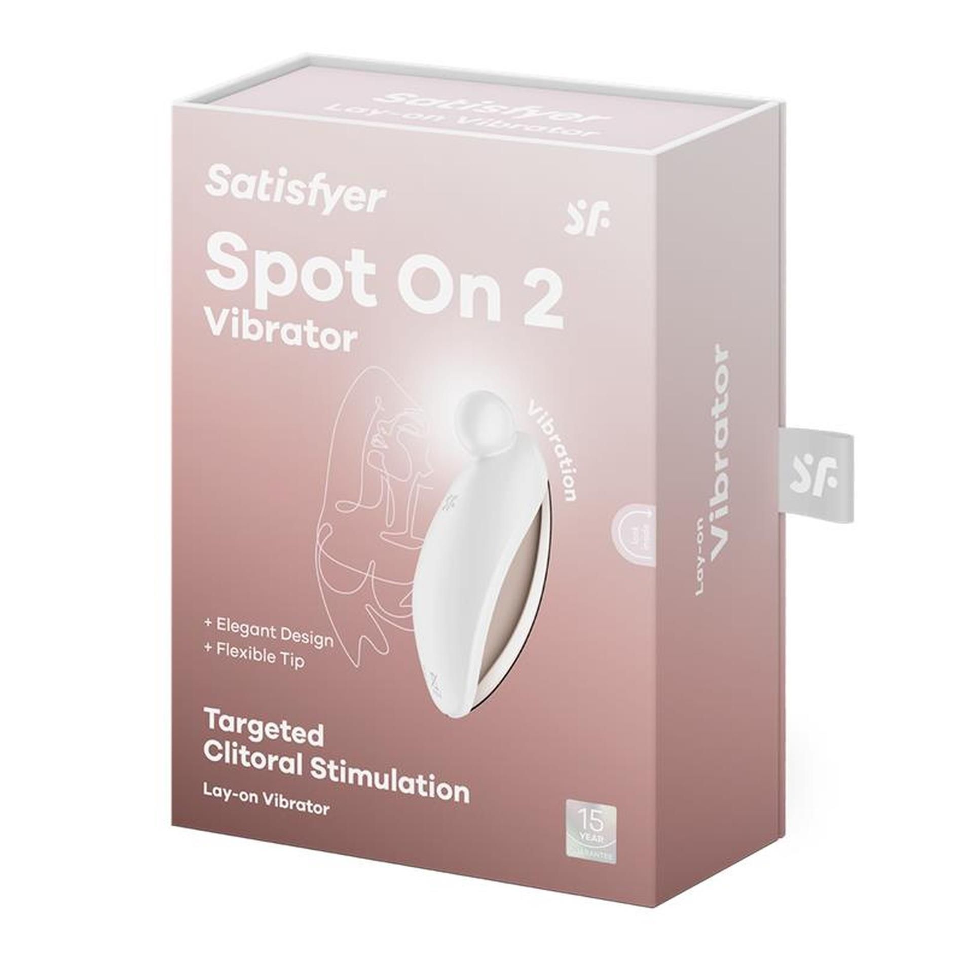 Вибратор для клитора Satisfyer Spot On 2 (белый)