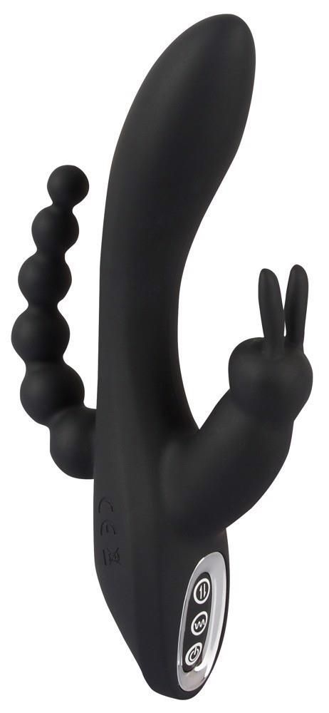 Вибратор Smile Triple G-Spot, 20,8 см (черный)