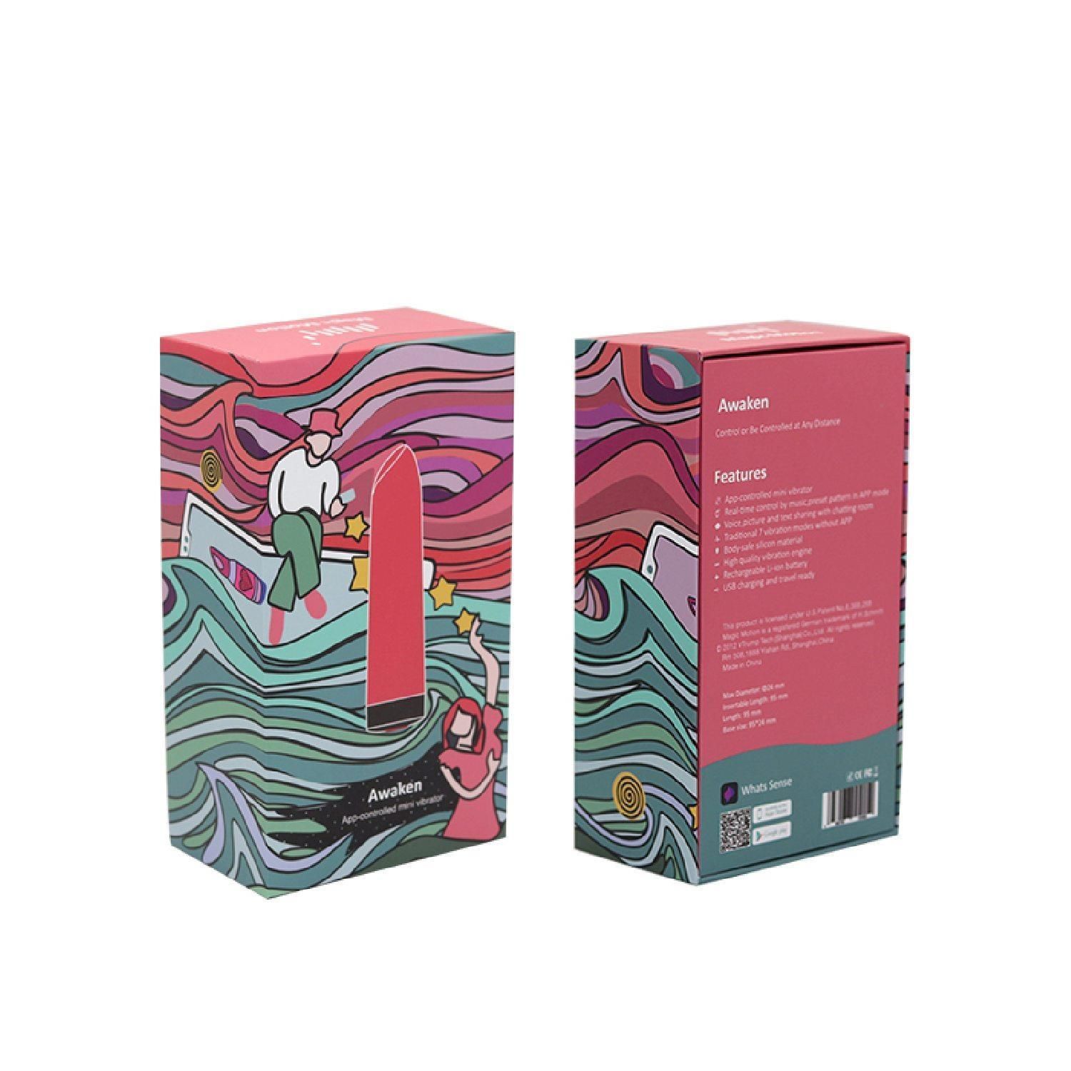 Вибратор Magic Motion Awaken, 9,5 см (красный)