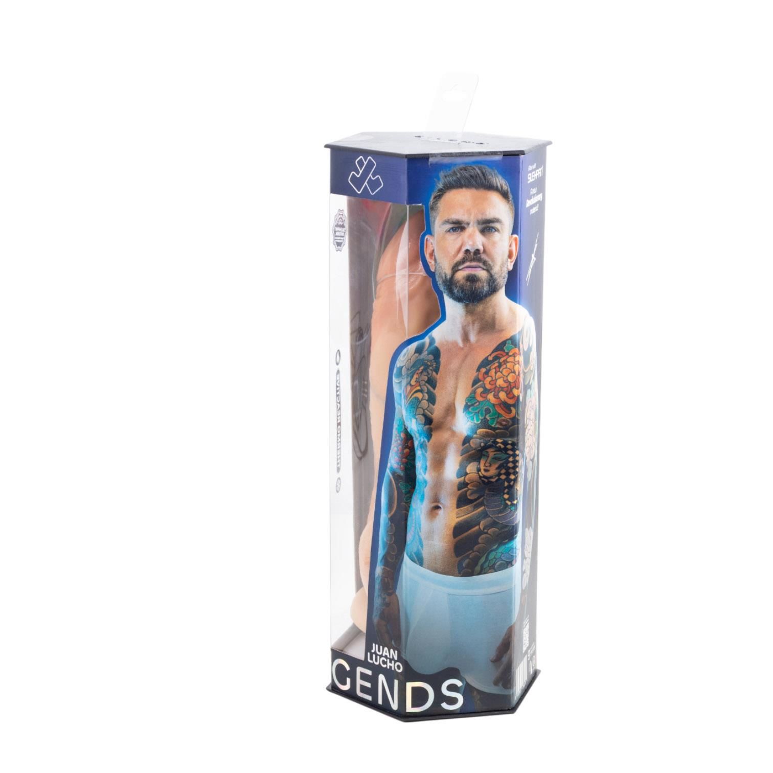 Фаллоимитатор Silexd Legends Juan Lucho Dildo 9", 23.3 см (телесный)