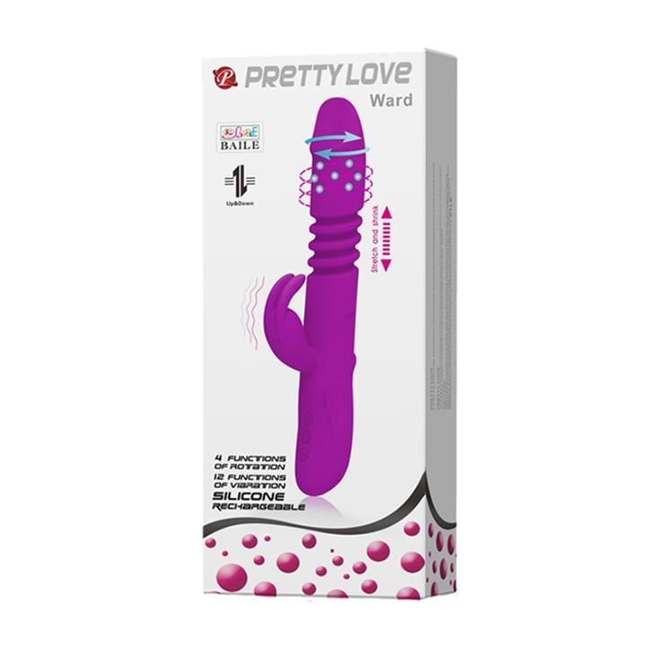 Вибратор Pretty Love Ward Vibrator, 26 см (фиолетовый)