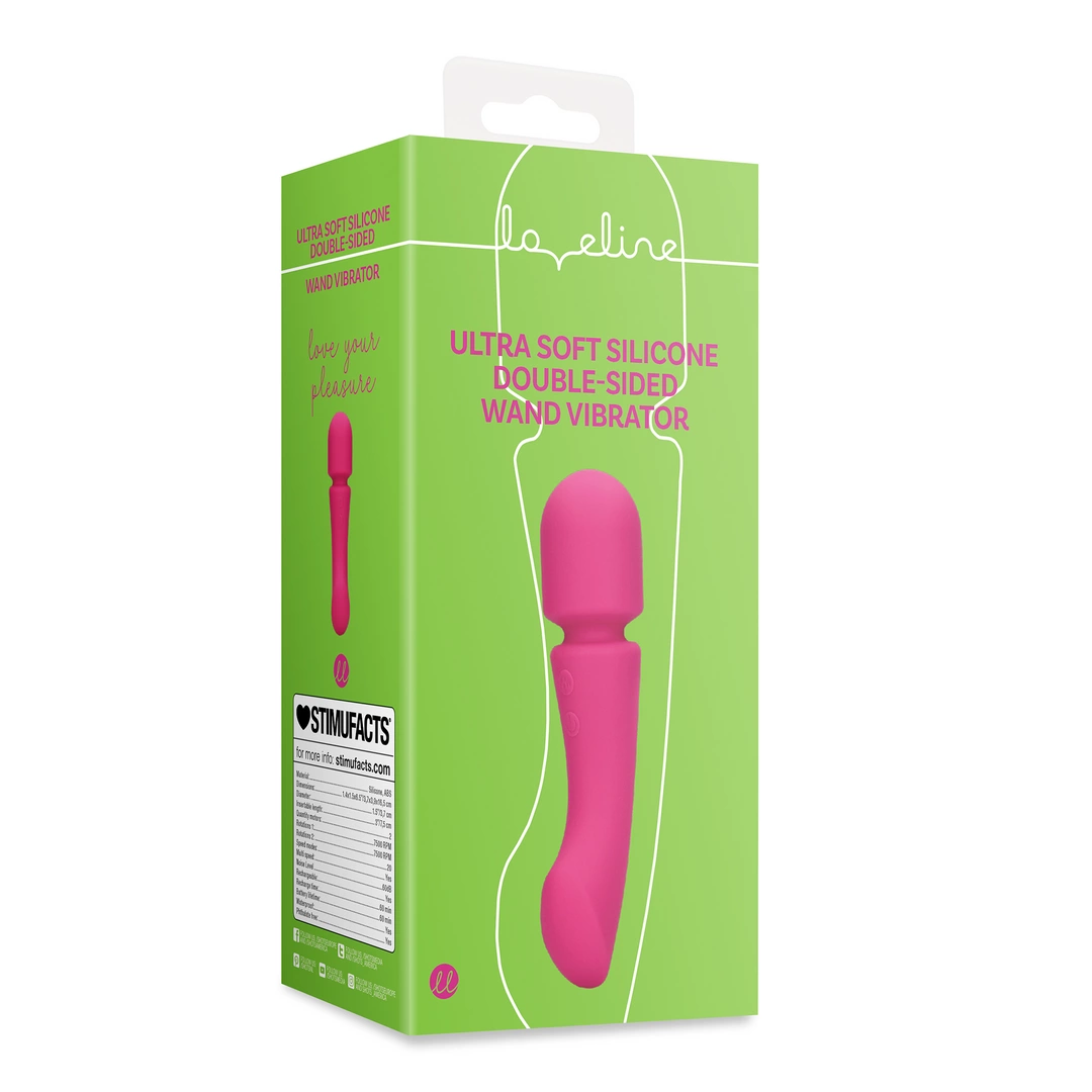 Вибратор Loveline Prestone, 19 см (розовый)