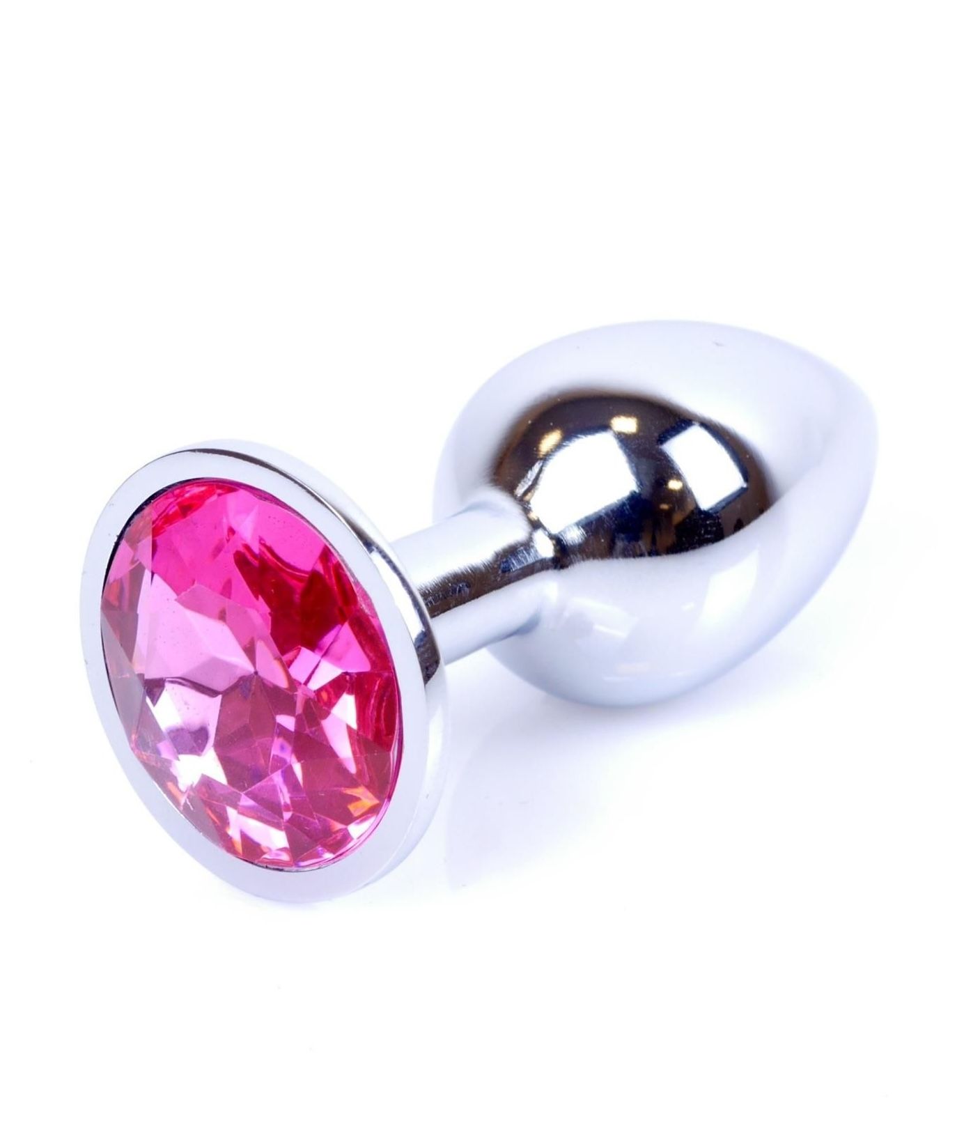 Korek analny MyLove Toys Jewelry Silver Plug, 7 cm (розовый)