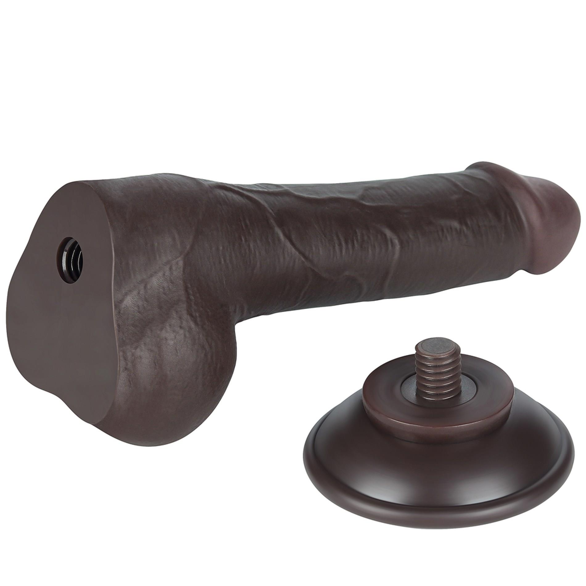 Фаллоимитатор Lovetoy Sliding-Skin Dual Layer Dong 7.5'', 19.5 см (черный)