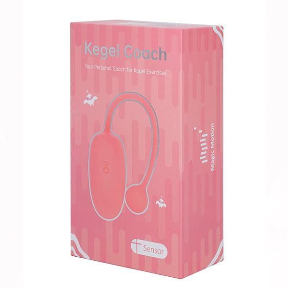 Виброяйцо Magic Motion Kegel Coach Smart Exerciser, 19 см (розовый)