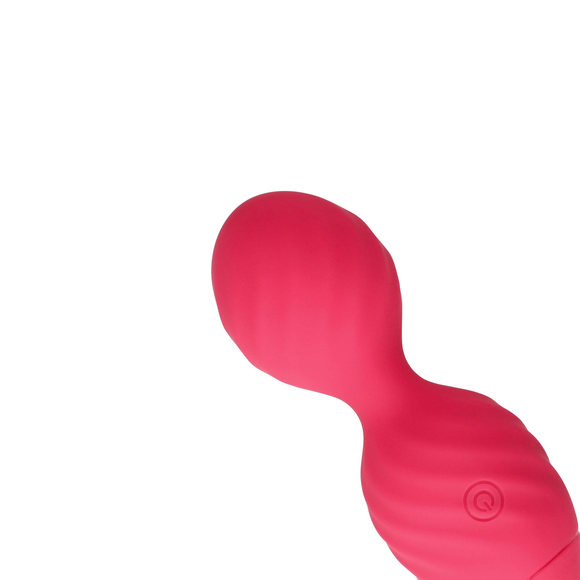 Виброяйцо Loveline Egg with Remote Control, 9.2 см (красный)