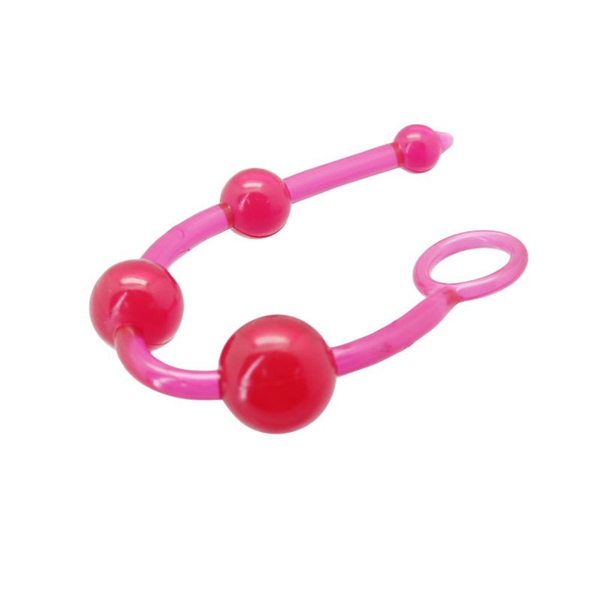 Анальні намистини Toyz4lovers Timeless Jelly 4, 20 см (рожевий)