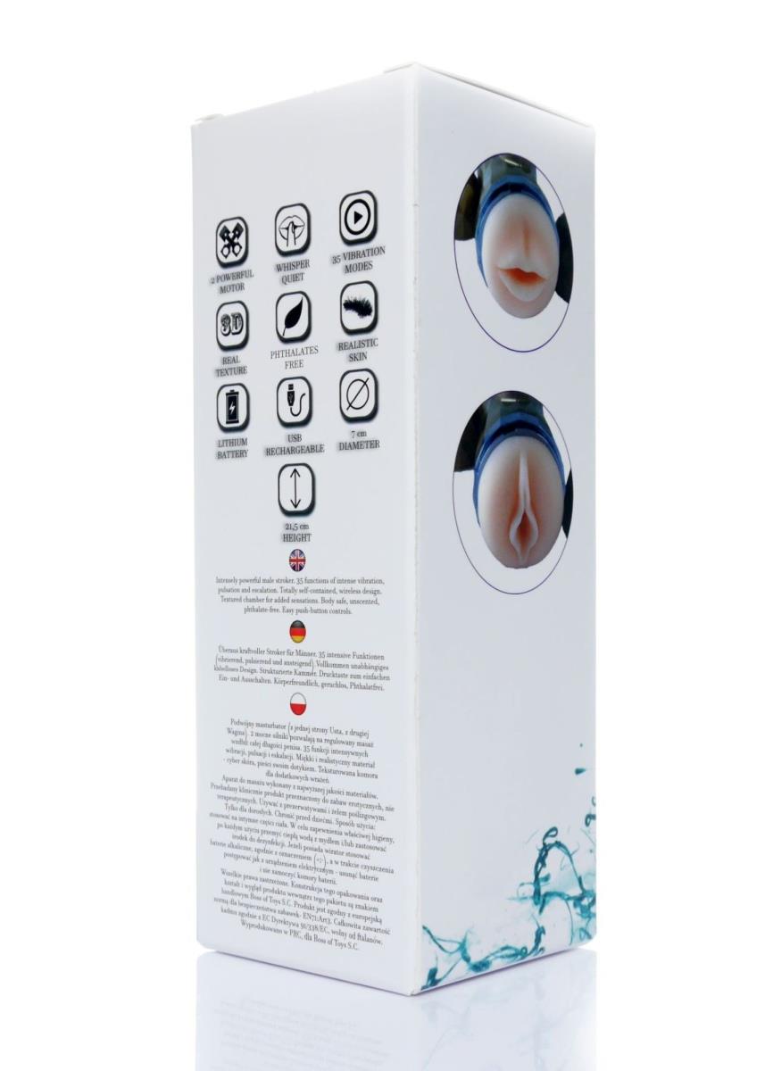 Мастурбатор B-Series Lyla Double Delight (тілесний)