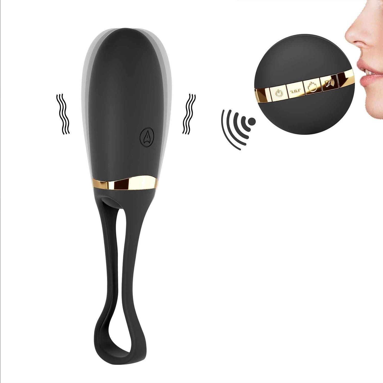 Виброяйцо Dorcel Secret Delight Gold, 12,5 см (чёрный)