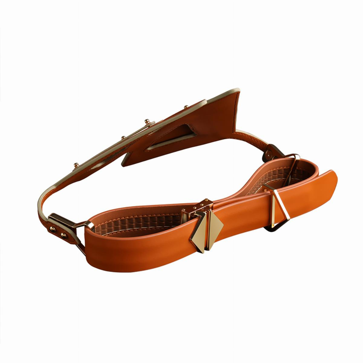 Маска на глаза Lockink Vixen Blindfold (коричневый)