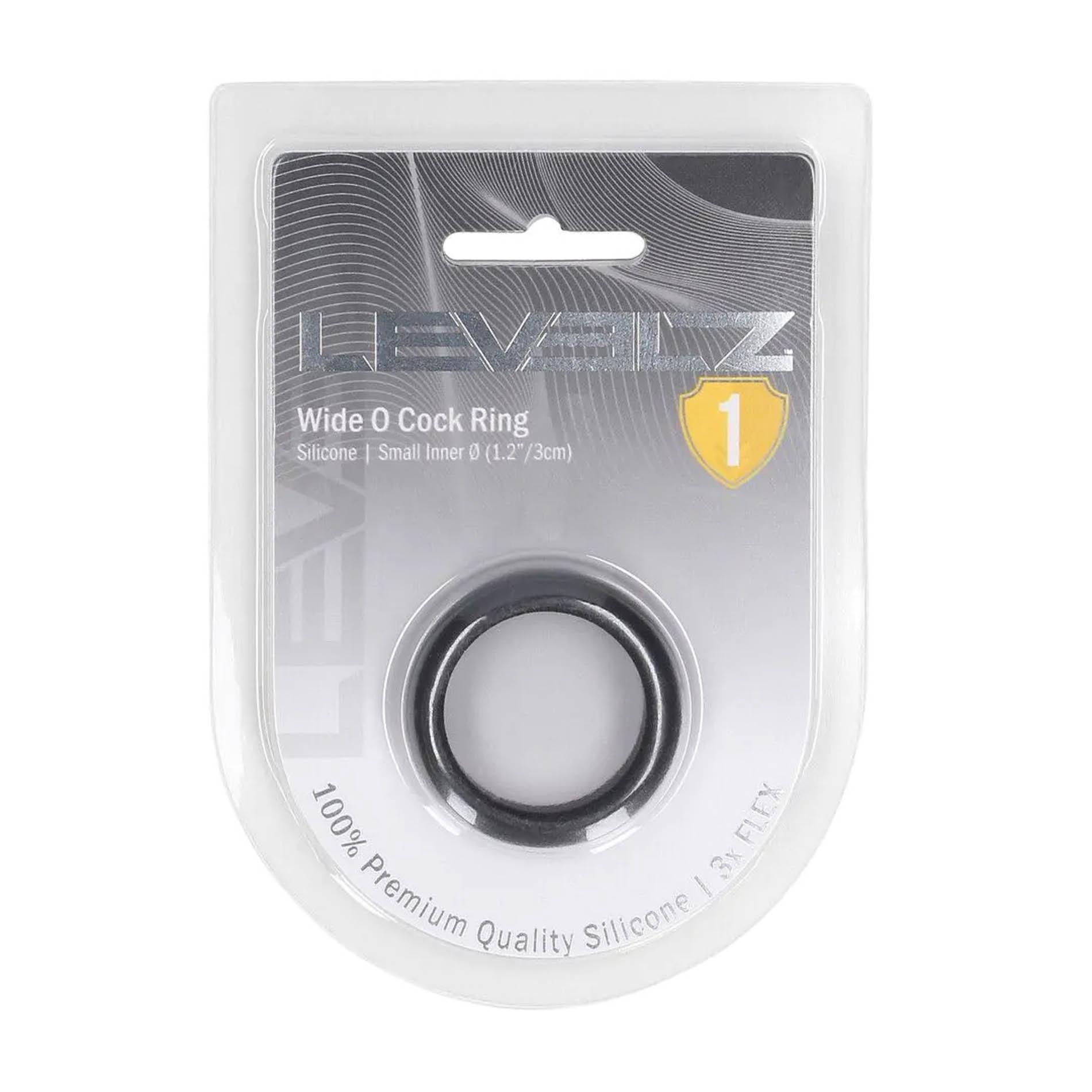 Эрекционное кольцо Levelz Wide O Silicone Cockring S, 3 см