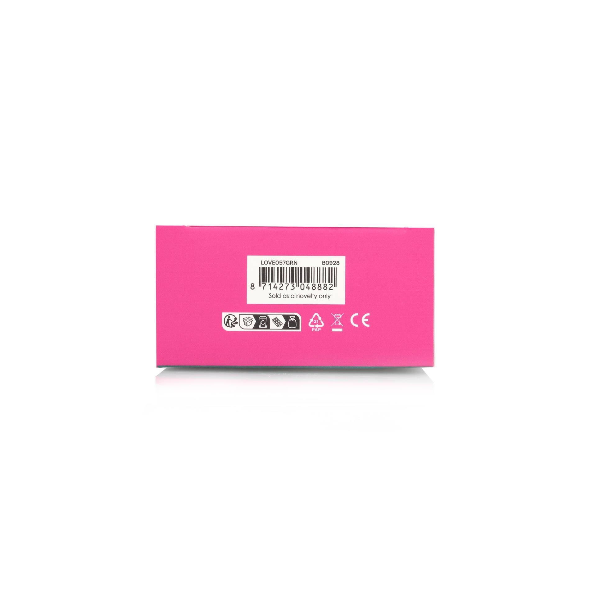 Вибратор для клитора Loveline Licking and Vibrating Clitoral Stimulator (зеленый)